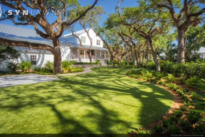 SYNLawn Shreveport LA artificial grass for yards with shade problems