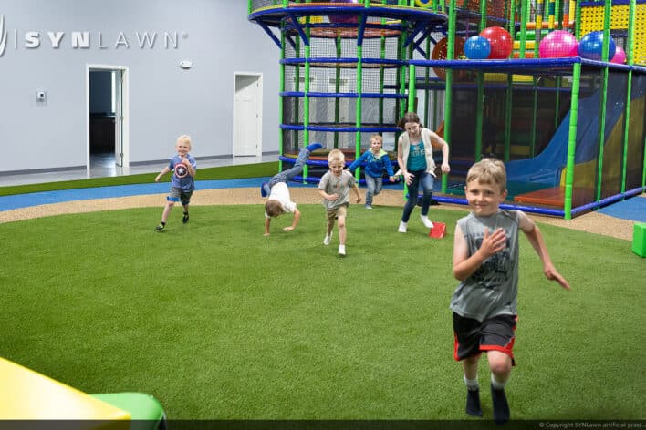 SYNLawn Shreveport LA play run wild indoor playground grass