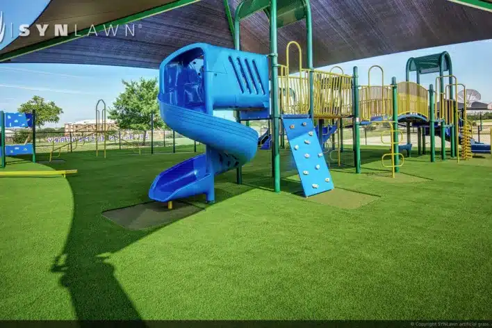 SYNLawn Shreveport LA play turf artificial grass for school playgrounds